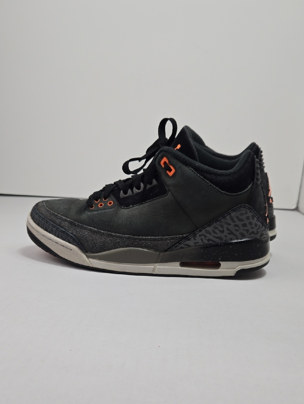 Air Jordan 3 Retro Fear Pack CT8532-080 Men Sz 8.5 Basketball Sporty Grey/black